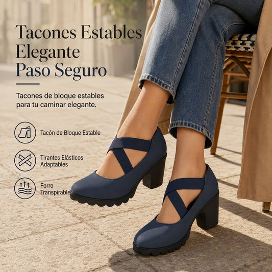 ⏰🔥 ¡50% OFF POR TIEMPO LIMITADO! 👠✨ Tacones Cómodos para Mujer con Plataforma y Correas Cruzadas – Estilo Elegante, Suela Antideslizante y Comodidad Todo el Día