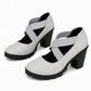 ⏰🔥 ¡50% OFF POR TIEMPO LIMITADO! 👠✨ Tacones Cómodos para Mujer con Plataforma y Correas Cruzadas – Estilo Elegante, Suela Antideslizante y Comodidad Todo el Día