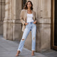 ⏰🔥 ¡50% OFF POR TIEMPO LIMITADO! 👖✨ Vaqueros Rotos Desgastados Retro para Mujer – Estilo Vintage, Ajuste Cómodo y Look Casual con Mucha Personalidad