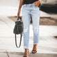 ⏰🔥 ¡50% OFF POR TIEMPO LIMITADO! 👖✨ Vaqueros Rotos Desgastados Retro para Mujer – Estilo Vintage, Ajuste Cómodo y Look Casual con Mucha Personalidad