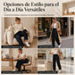 ⏰🔥 ¡50% OFF POR TIEMPO LIMITADO! 👖✨ Pantalones de Pierna Ancha para Mujer – Cintura Alta, Tejido Canelado Suave y Estilo Casual Elegante