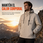 ⏰🔥 ¡50% OFF POR TIEMPO LIMITADO! 🏔️🧥 Chaqueta Cortavientos de Exterior para Hombre – Impermeable, Forro Polar Cálido y Protección para Aventuras al Aire Libre