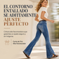 Vaqueros de mezclilla acampanados retro de cintura alta para mujer