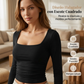 Conjunto para mujer de top de cuello cuadrado y pantalones de pierna ancha