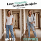 Blazer de punto trenzado para mujer con raya lateral
