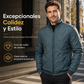 Abrigo acolchado forrado de felpa para hombre, ideal para invierno