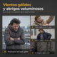Abrigo acolchado forrado de felpa para hombre, ideal para invierno