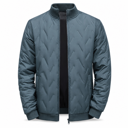 Abrigo acolchado forrado de felpa para hombre, ideal para invierno