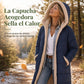 Abrigo acolchado reversible con capucha de corte entallado