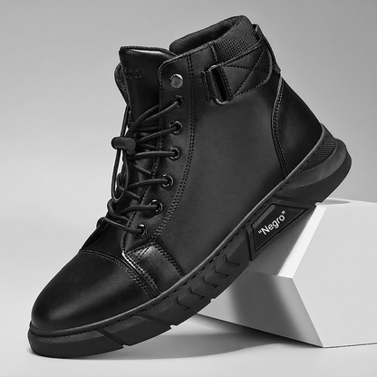 ⏰🔥 ¡50% OFF POR TIEMPO LIMITADO! 🥾 Botas de Combate de Cuero Genuino Impermeables para Hombre – Resistencia, Comodidad y Protección Todo el Día