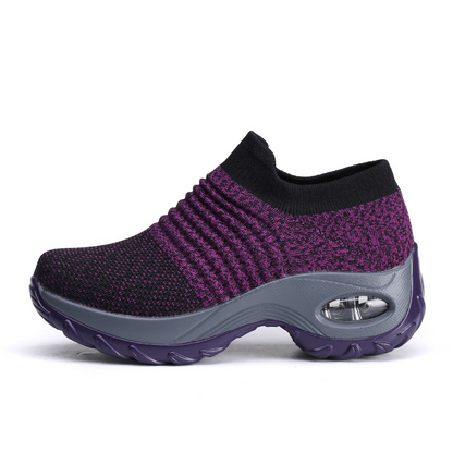 ⏰🔥 ¡50% OFF POR TIEMPO LIMITADO! 👟 Zapatillas Transpirables para Mujer – Diseño Sin Cordones, Amortiguación Cómoda y Suela Antideslizante