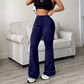⏰🔥 ¡50% OFF POR TIEMPO LIMITADO! 👖 Pantalones Cargo Acampanados de Talle Alto para Mujer – Ajuste Favorecedor, Bolsillos Funcionales y Estilo Moderno
