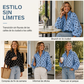 ⏰🔥 ¡50% OFF POR TIEMPO LIMITADO! 🧥 Cazadora de Lunares con Mangas de Farol para Mujer – Estilo Retro, Corte Oversize y Elegancia Moderna