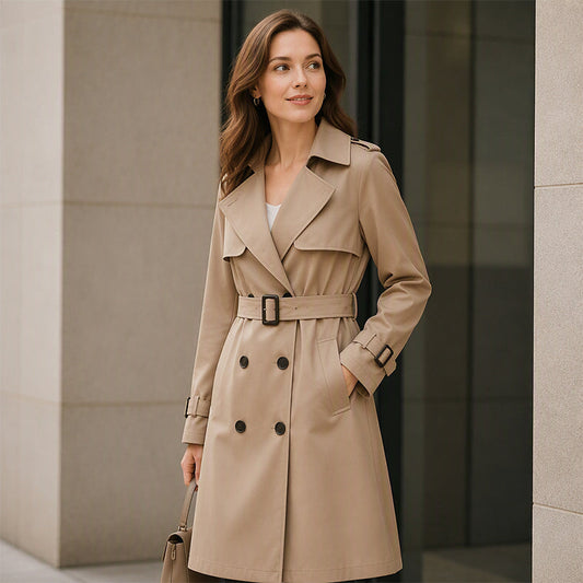 ⏰🔥 ¡50% OFF POR TIEMPO LIMITADO! 🧥 Abrigo Trench de Caída Suave para Mujer – Elegancia Moderna, Comodidad Ligera y Estilo Versátil de Temporada ✨