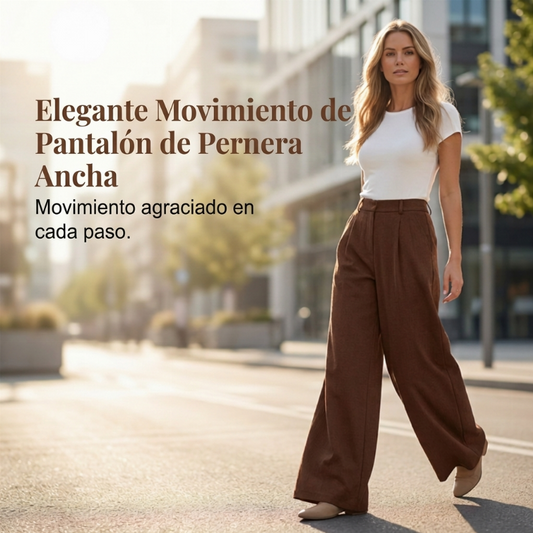 ⏰🔥 ¡50% OFF POR TIEMPO LIMITADO! 👖✨ Pantalones Plisados de Cintura Alta para Mujer – Pierna Ancha Elegante, Comodidad Transpirable y Estilo Sofisticado 💫
