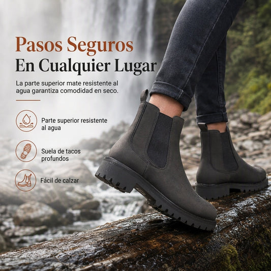 ⏰🔥 ¡50% OFF POR TIEMPO LIMITADO! 👢✨ Botines Casual para Mujer Resistentes al Agua – Suela Antideslizante, Comodidad Todo el Día y Estilo Moderno de Invierno 🤎