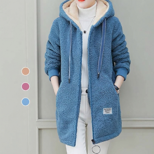⏰🔥 ¡50% OFF POR TIEMPO LIMITADO! 🧥 Abrigo de Invierno para Mujer de Lana de Cordero Sintética – Cálido, Cómodo y Versátil para Días Fríos ❄️✨