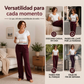 ⏰🔥 ¡50% OFF POR TIEMPO LIMITADO! 👖 Pantalones de Chándal de Pierna Ancha y Cintura Alta para Mujer – Ajuste Cómodo, Silueta Favorecedora y Estilo Casual ✨