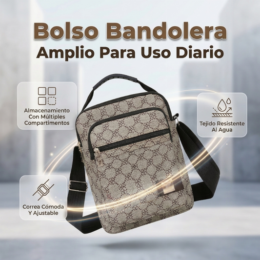 ⏰🔥 ¡50% OFF POR TIEMPO LIMITADO! 👜 Bolso Bandolera para Hombre – Espacioso, Multi-bolsillos, Resistente y Versátil para Uso Diario ✨