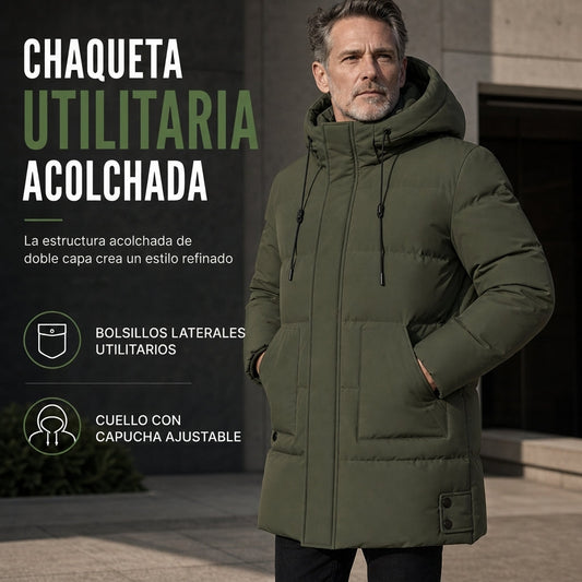 ⏰🔥 ¡50% OFF POR TIEMPO LIMITADO! 🧥 Abrigo Acolchado de Invierno para Hombre – Diseño Grueso y Cálido, Bolsillos Funcionales y Ajuste Cómodo hasta 8XL ❄️✨