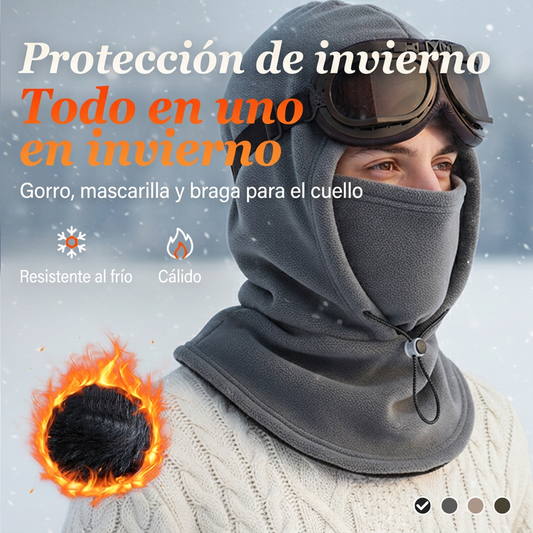 Pasamontañas térmico con cordón ajustable