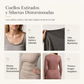 Vestido de mujer de manga larga con cuello cuadrado y corte A