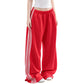 👖🔥 ¡50% OFF POR TIEMPO LIMITADO! Pantalones de Chándal de Pierna Ancha para Mujer – Talle Alto, Suaves, Fluidos y con Rayas Laterales ✨