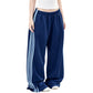 👖🔥 ¡50% OFF POR TIEMPO LIMITADO! Pantalones de Chándal de Pierna Ancha para Mujer – Talle Alto, Suaves, Fluidos y con Rayas Laterales ✨
