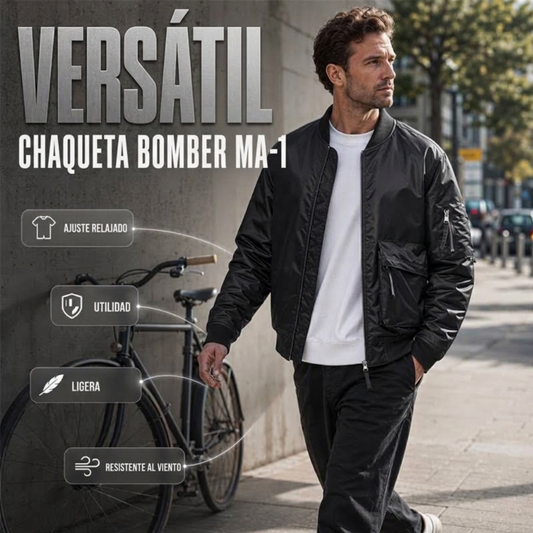 Chaqueta bomber MA-1 versátil