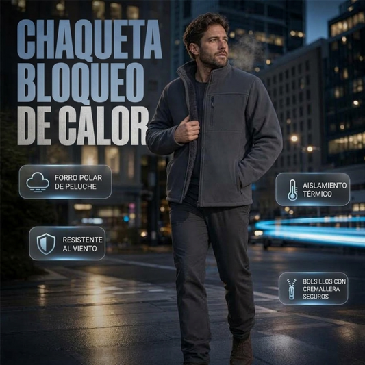 🧥🔥 ¡50% OFF POR TIEMPO LIMITADO! Cazadora Unisex de Invierno – Forro Afelpado, Cuello Alto, Cálida y Cómoda ❄️✨