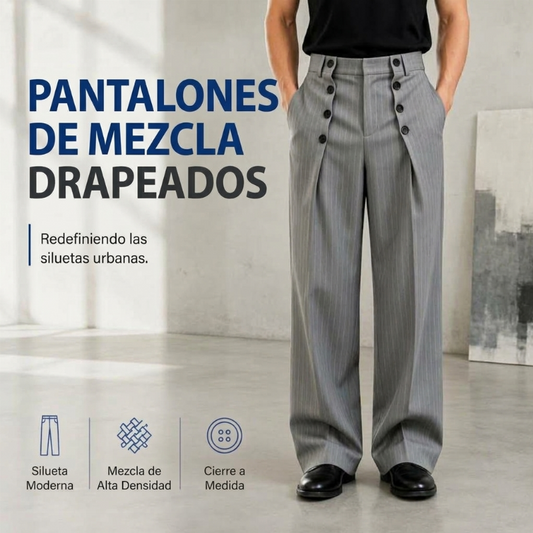 👖🔥 ¡50% OFF POR TIEMPO LIMITADO! Pantalones de Talle Alto para Hombre – Corte Recto Holgado, Elegantes y Favorecedores ✨