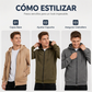 🧥🔥 ¡50% OFF POR TIEMPO LIMITADO! Chaqueta con Capucha para Hombre – Cálida, Afelpada, Holgada y Moderna ❄️✨