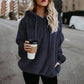 🧥🔥 ¡50% OFF POR TIEMPO LIMITADO! Sudadera con Capucha de Media Cremallera para Mujer – Suave, Cálida, Holgada y Cómoda ❄️✨