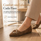 Zapatos planos casuales de punta afilada para mujer