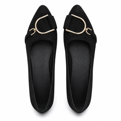 Zapatos planos casuales de punta afilada para mujer