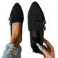 Zapatos planos casuales de punta afilada para mujer