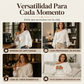 Vestido de punto de hombros al descubierto cómodo para mujer