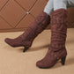 👢🔥 ¡50% OFF POR TIEMPO LIMITADO! Botas Vaqueras para Mujer con Tacón Grueso – Estilo Western, Cómodas y Elegantes ✨