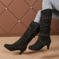👢🔥 ¡50% OFF POR TIEMPO LIMITADO! Botas Vaqueras para Mujer con Tacón Grueso – Estilo Western, Cómodas y Elegantes ✨