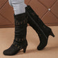 👢🔥 ¡50% OFF POR TIEMPO LIMITADO! Botas Vaqueras para Mujer con Tacón Grueso – Estilo Western, Cómodas y Elegantes ✨