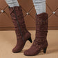 👢🔥 ¡50% OFF POR TIEMPO LIMITADO! Botas Vaqueras para Mujer con Tacón Grueso – Estilo Western, Cómodas y Elegantes ✨