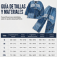 🔥 ¡50% OFF POR TIEMPO LIMITADO! 👖 Conjunto Mujer de Estampado Vaquero con Top y Pantalón de Pierna Ancha – Cómodo, Retro y Elegante ✨