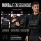 Chaleco riñonera para hombre con sistema de hidratación listo para ciclismo