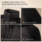 Abrigo de algodón corto de invierno para mujer, con cuello alto, tejido de trenza, diseño de parches, mangas largas, acolchado, grueso y cálido