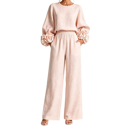 Conjunto de elegancia sin esfuerzo para mujer
