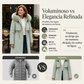 Chaqueta cálida de invierno de media longitud para mujer