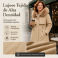 Chaqueta cálida de invierno de media longitud para mujer