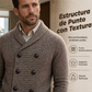 🔥 ¡50% OFF POR TIEMPO LIMITADO! 🧥 Cárdigan Hombre de Punto con Cuello Chal y Doble Botonadura – Elegante, Cómodo y Versátil ✨