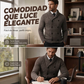 🔥 ¡50% OFF POR TIEMPO LIMITADO! 🧥 Cárdigan Hombre de Punto con Cuello Chal y Doble Botonadura – Elegante, Cómodo y Versátil ✨