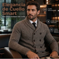 🔥 ¡50% OFF POR TIEMPO LIMITADO! 🧥 Cárdigan Hombre de Punto con Cuello Chal y Doble Botonadura – Elegante, Cómodo y Versátil ✨